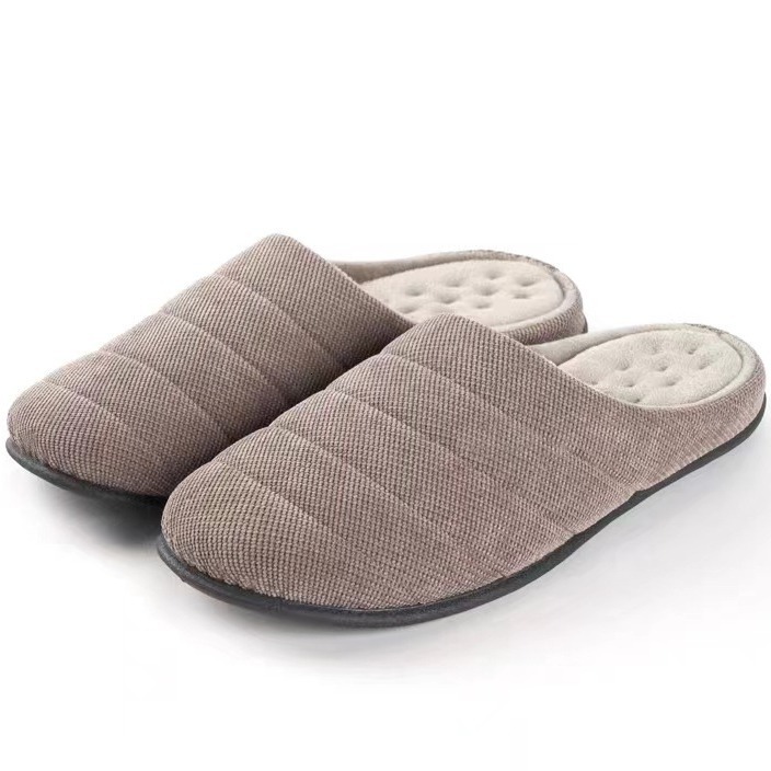 Nordic Style Memory Foam Injection Craft Men's Cotton Slippers ddmymarket