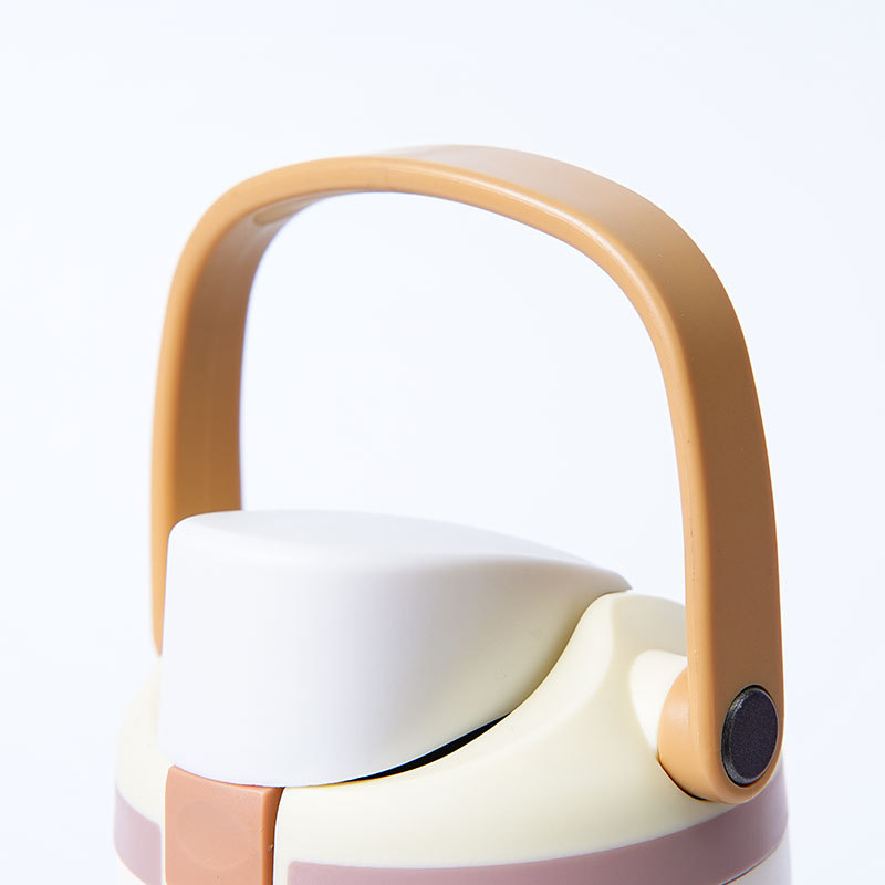 30oz Insulated Stainless Steel Water Bottle with Two-Way Spout, Built-In Straw and Bucket Handle, Made for Travel, School, and Sports, 30oz, BPA Free,