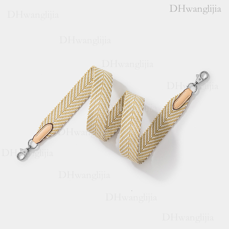 DH Luggage Accessories New Fashionable Woven Wide Kelly Evelyn Single Shoulder Crossbody Bag Replacement Strap