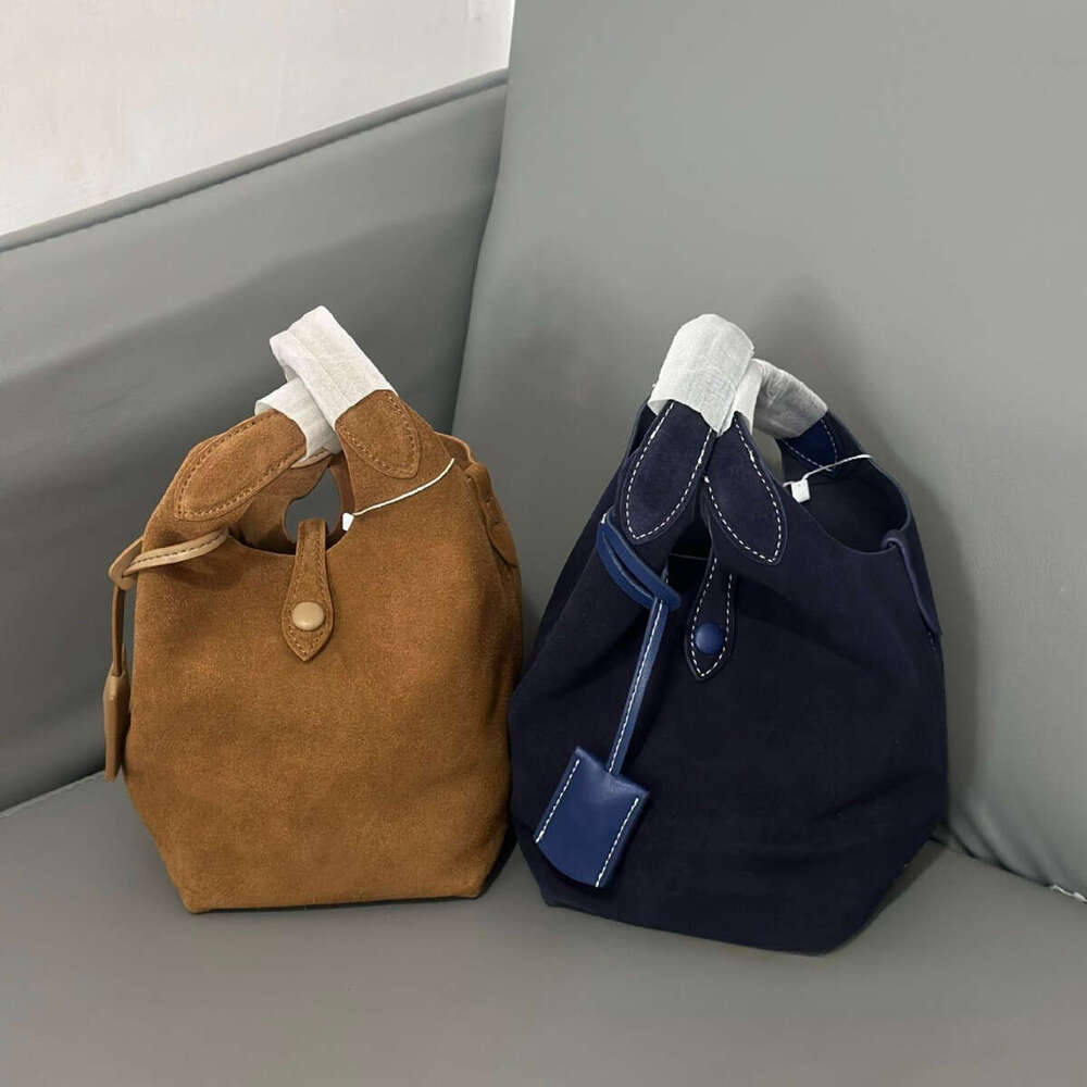 designer bag Luxury bag Matte Suede Large Capacity Bucket Handheld Crossbody Women's Bag