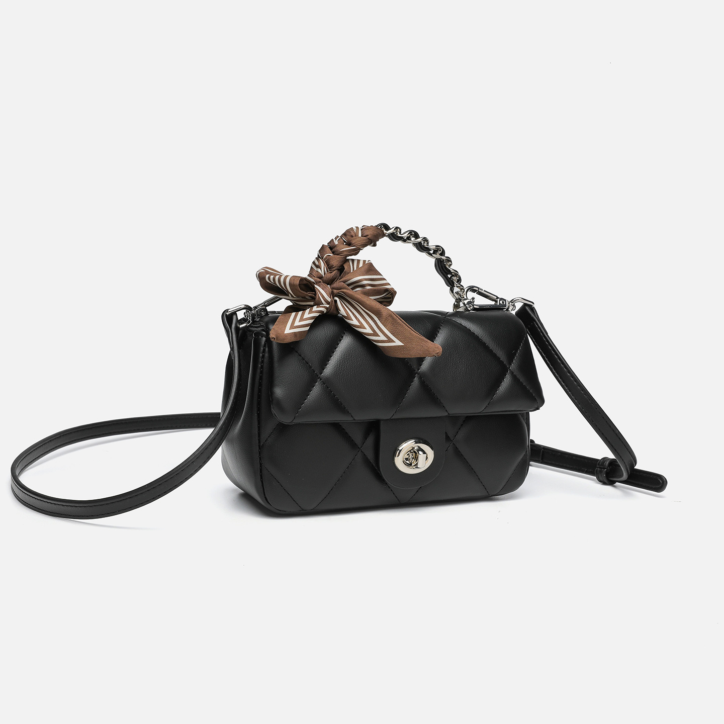 New designer bag fashion trend versatile small square bag women 2025 summer new chain shoulder messenger bag ling