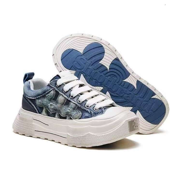 SHOOTBRAND Ten Qintian Same Style Canvas Wear-resistant Thick-soled Casual Sneakers Versatile Dirty Shoes for Men and Women 12 76