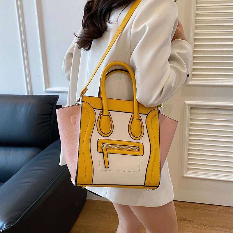 Women's Leather Crossbody Bag, Brand Shoulder Handbag By Famous Designer, Classic Elegant Design For Everyday Use