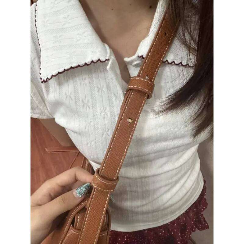 Mode Femmes Croissant De Lune Premium Sense Wild Une paule Portable Commuter Sac Bandoulire