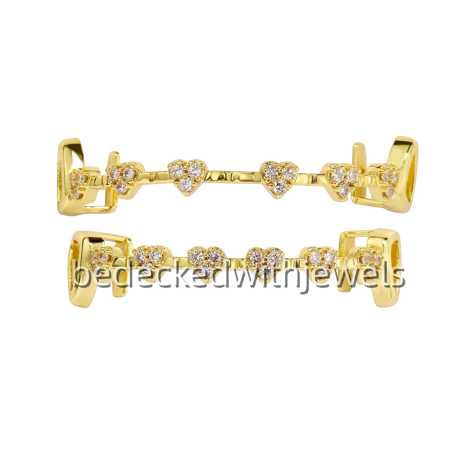 halloween golden iced out TOPBLING Custom Moissanite Grills - VVS Grade with Options for Gold & Silver Plate Finish | Men's Hip-Hop Jewelry 18K G