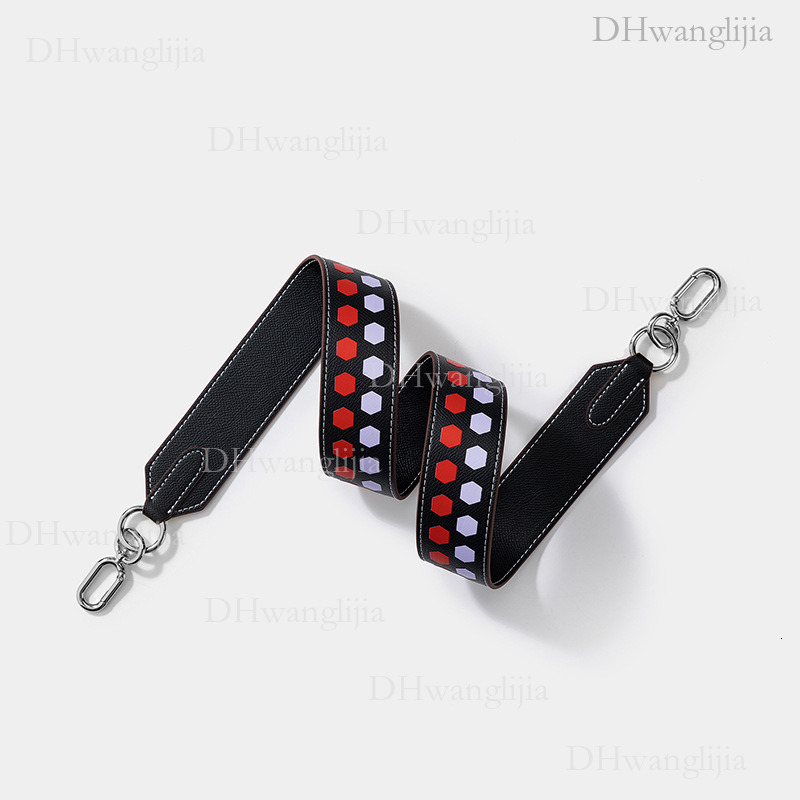 DH Luggage Accessories Women's Same Polka Dot Print Palm Pattern Shoulder Kelly Evelyn Modified Bag Wide Strap Light Luxury Style