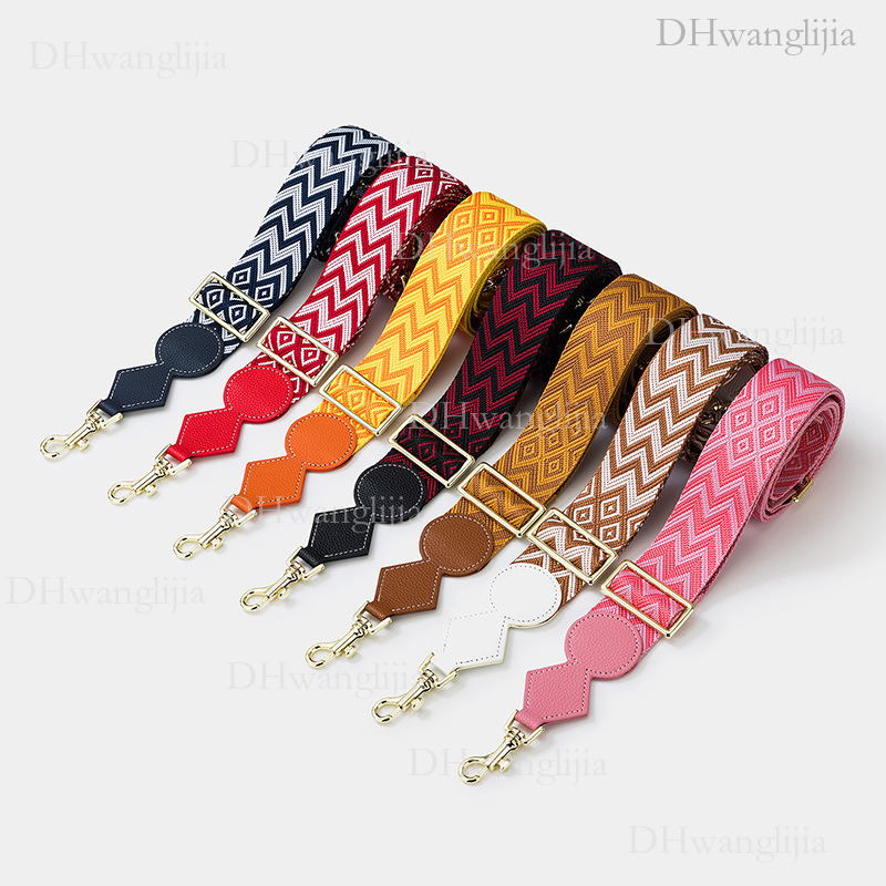 DH Luggage Accessories Live Adjustable Length Wide Style Single Shoulder Crossbody Bag Replacement Strap