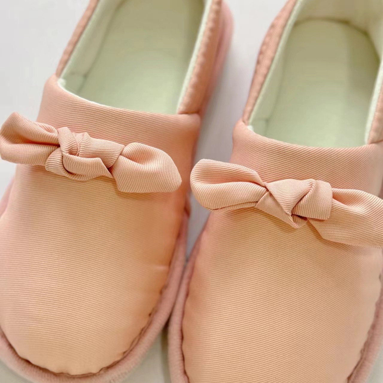 Extra Large Size Four Seasons Autumn Winter Fleece-Lined Pre-Pregnancy Post-Pregnancy Big Bow Spring Summer Thin Maternity Shoes Memory Foam ddmymarke