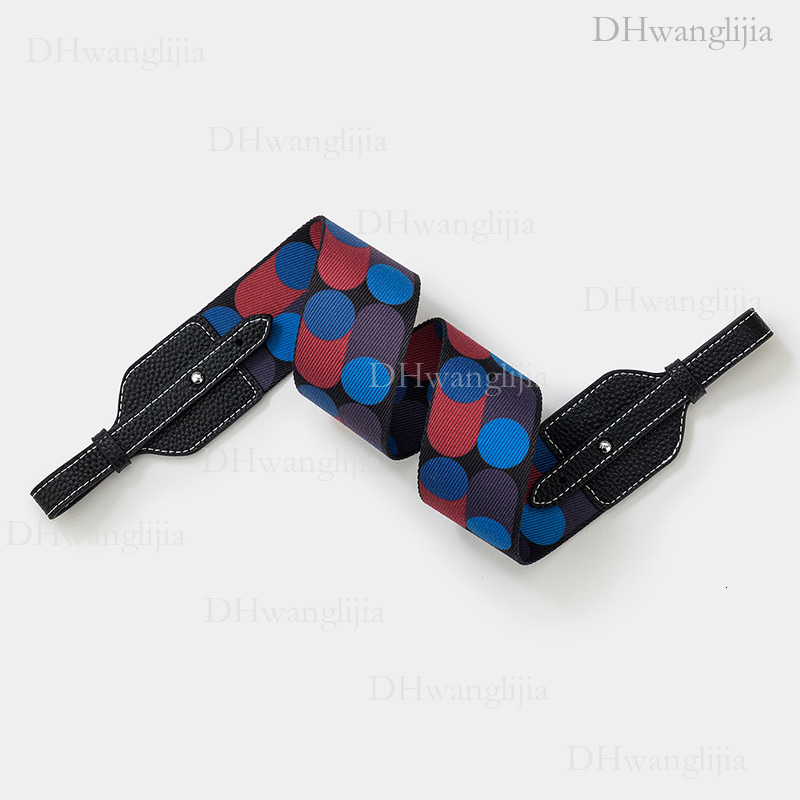 DH Luggage Accessories New Polka Dot Print Suitable for H Brand Lindy Evelyn Basket Bag Shoulder Strap