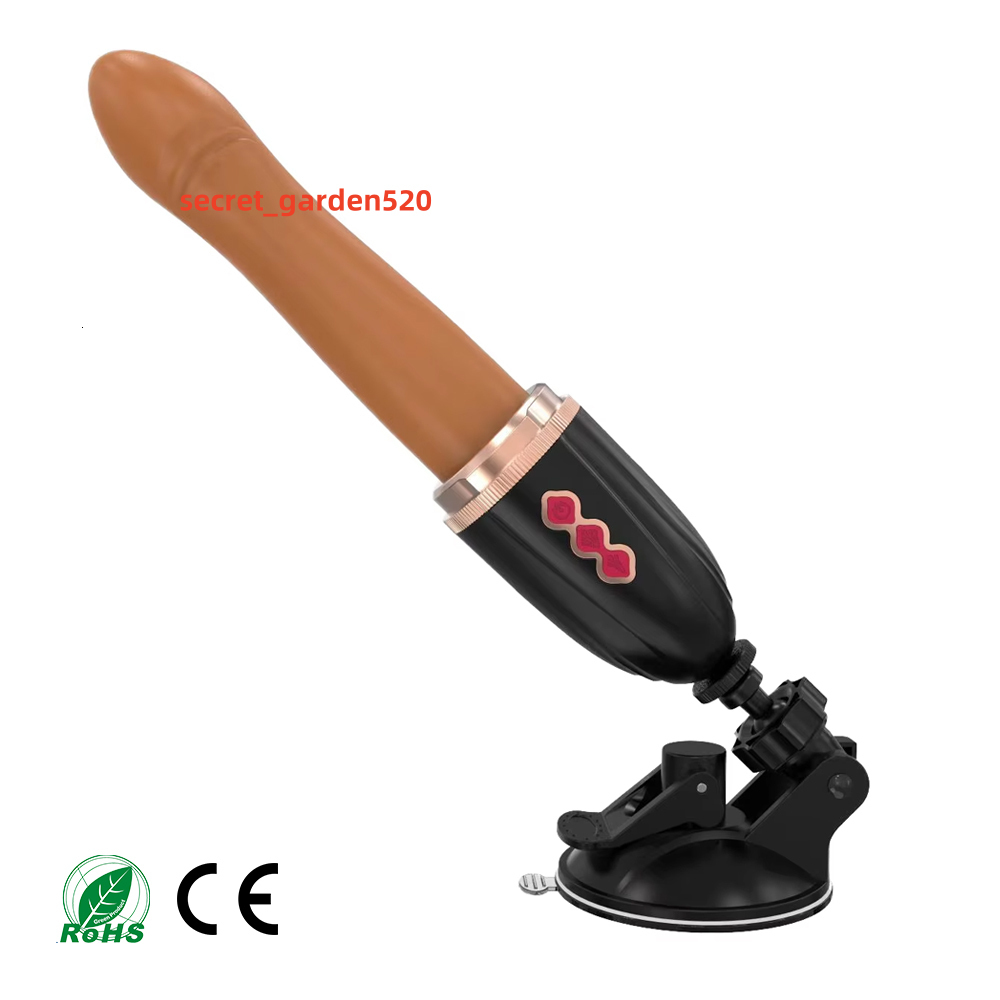 Automatic G Spot Thrusting Retractable Sex Toys Telescopic Dildo Vibrator Female Masturbation Sex Machine Made High Silicone