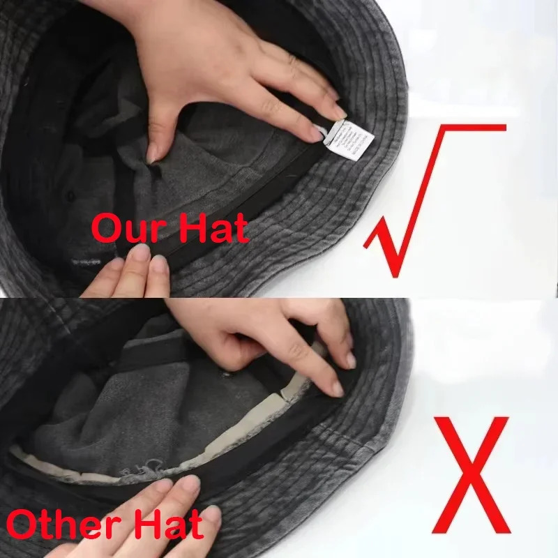 Big Head Plus Size Bucket Hats for Men Women Pure Cotton Panama Fisherman Cap Korean 59cm 60cm 62cm 63cm Sun Hat Bob Homme 250919