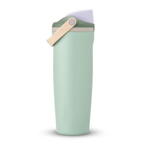 30oz Insulated Stainless Steel Water Bottle with Two-Way Spout, Built-In Straw and Bucket Handle, Made for Travel, School, and Sports, 30oz, BPA Free,