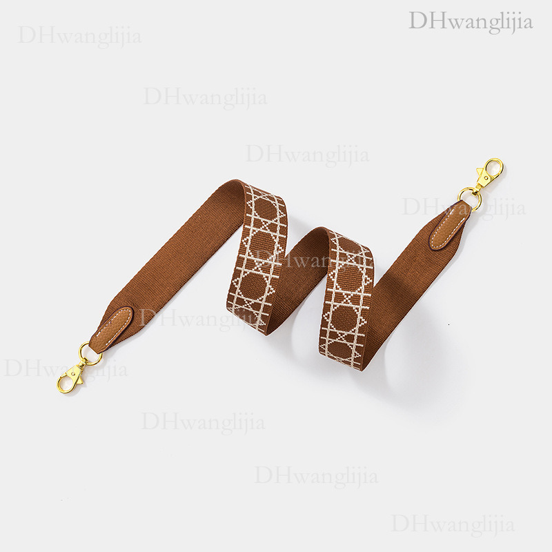 DH Luggage Accessories Wide Shoulder for Classic Princess Diana Bag Fashion Replacement Strap Embroidered