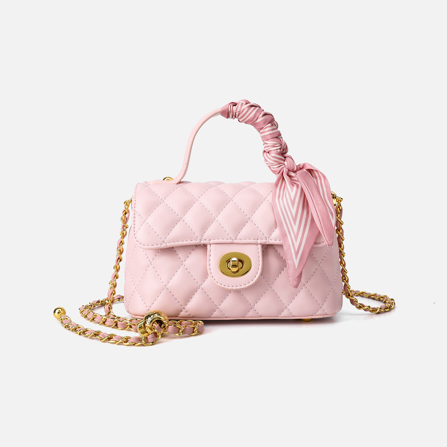 Designer rhombus small square bag women's 2025 new luxury rhombus chain shoulder messenger bag fast delivery