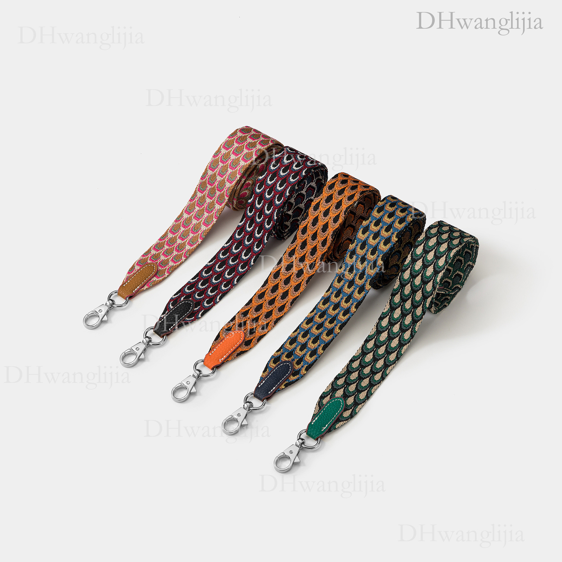 DH Luggage Accessories Wind Woven Wide Kelly Evelyne Single Shoulder Crossbody Bag Replacement Strap