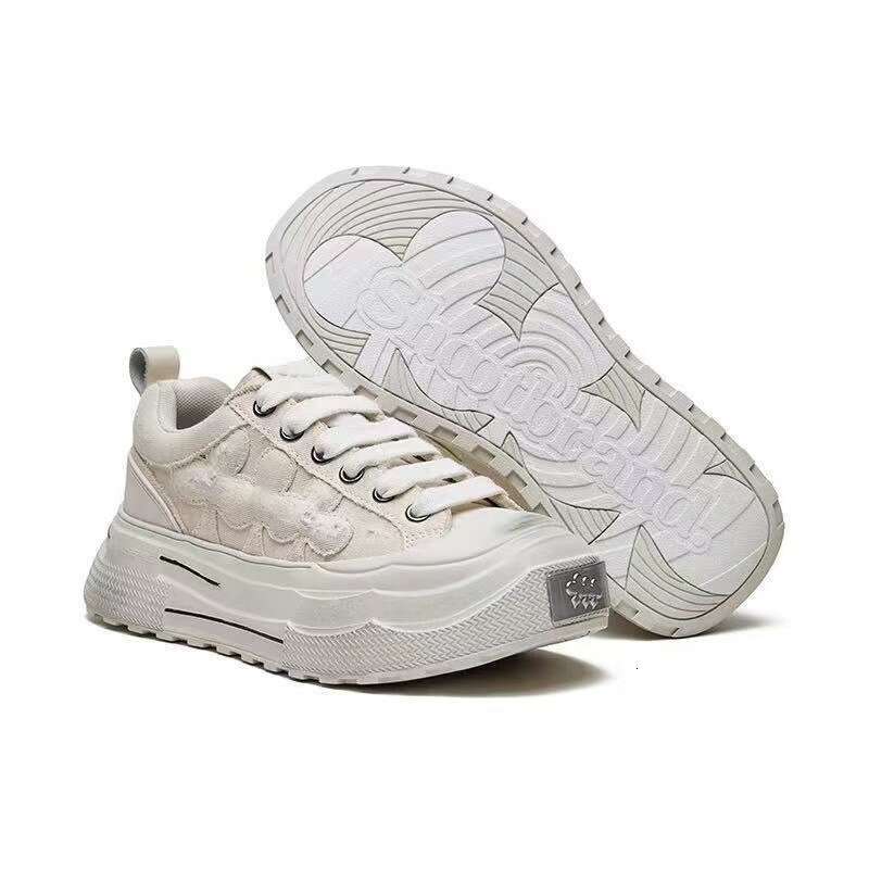 SHOOTBRAND Ten Qintian Same Style Canvas Wear-resistant Thick-soled Casual Sneakers Versatile Dirty Shoes for Men and Women 12 76