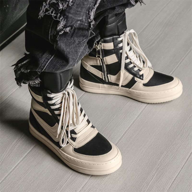 Designer shoes New High Street High-top Men's Shoes Sports Casual Sneakers