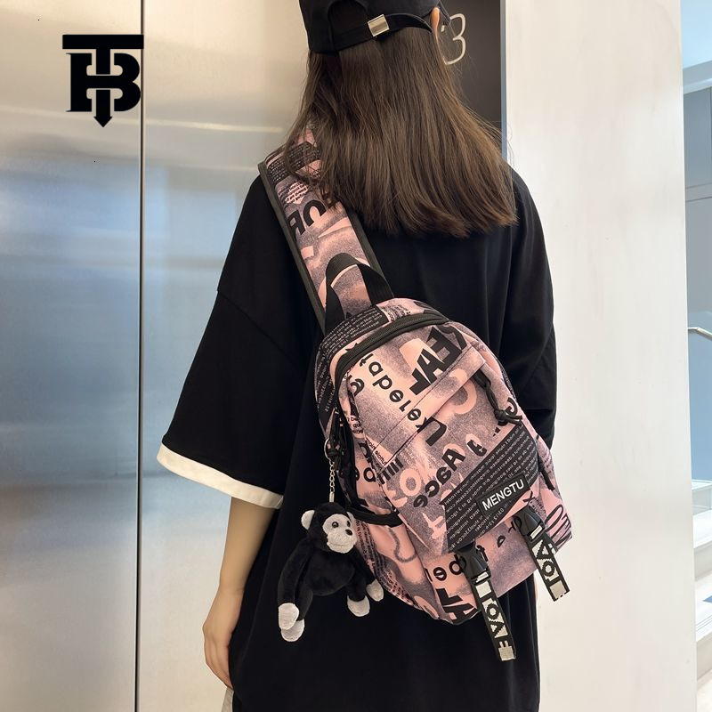 TB BHULAMTE Designer Bag Chest Bag Men Crossbody Bag Women Ins Sports Student Luxury Bag Shoulder Bag Retro Men's Crossbody Bag Japanese Style Sm