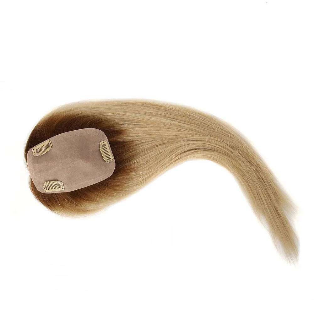 TopUnique Natural Looking for Women Human Piece Injection Silk Hair Topper