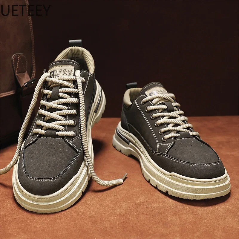 Trendsetting Mens Weatherproof Sneakers Perfect Everyday Outdoor Shoes Booties for Men Winter Boots Safety Shoe Man Trendy All-match