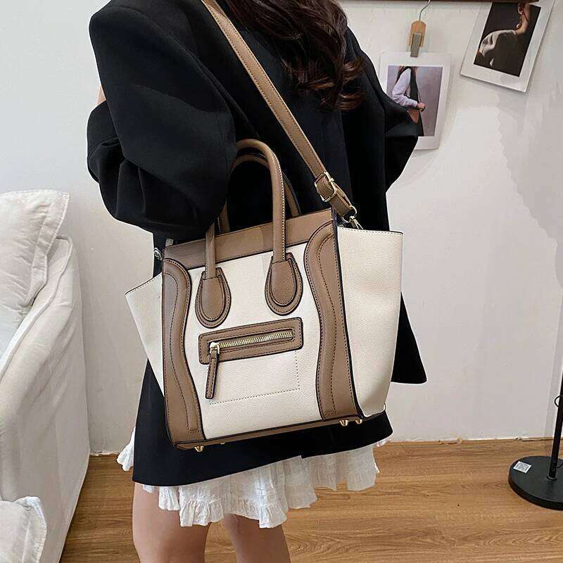 Women's Leather Crossbody Bag, Brand Shoulder Handbag By Famous Designer, Classic Elegant Design For Everyday Use