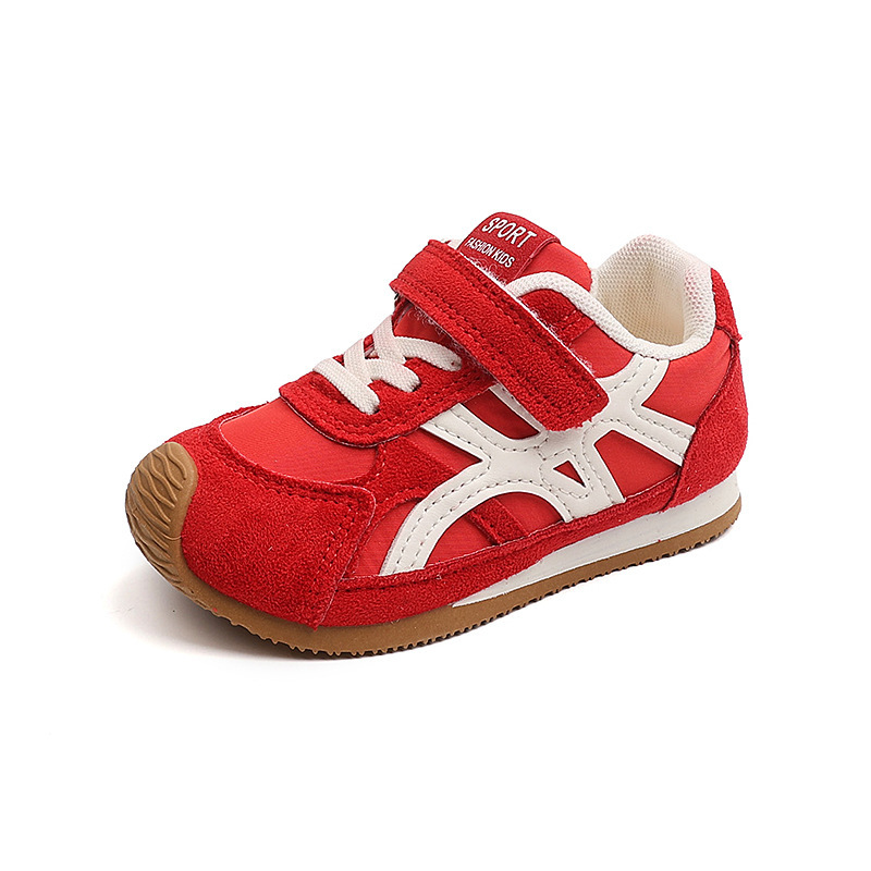 Autumn New Children's Sports Boys' Forrest Gump Shoes Girls' Training Shoes Soft Bottom Velcro Baby Shoes Fashion Trend Shoes