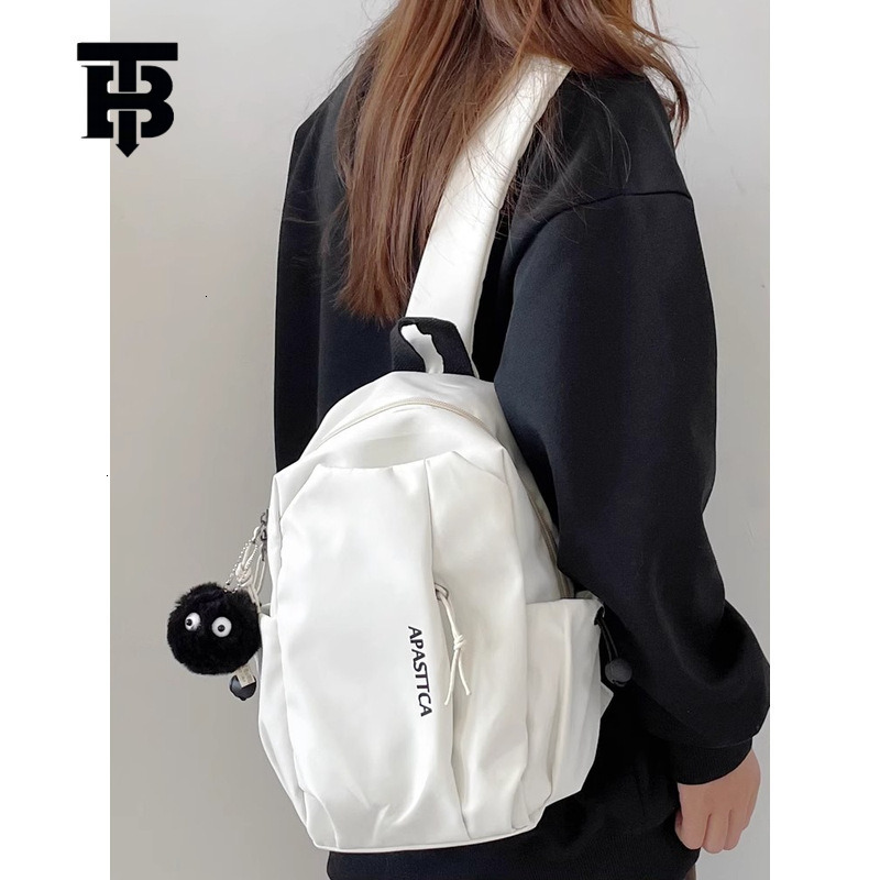 TB BHULAMTE Women's Designer Chest Bag Women's Niche Crossbody Bag Large Capacity Lightweight And Simple Student Bicycle Luxury Bag Men'