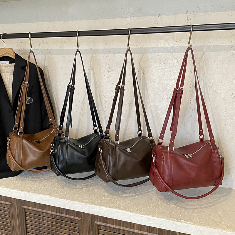 Elegant, luxurious, fashionable shoulder bag, large capacity, simple shopping and commuting, 2025 backpack, student leisure, youth, lightweight crossb