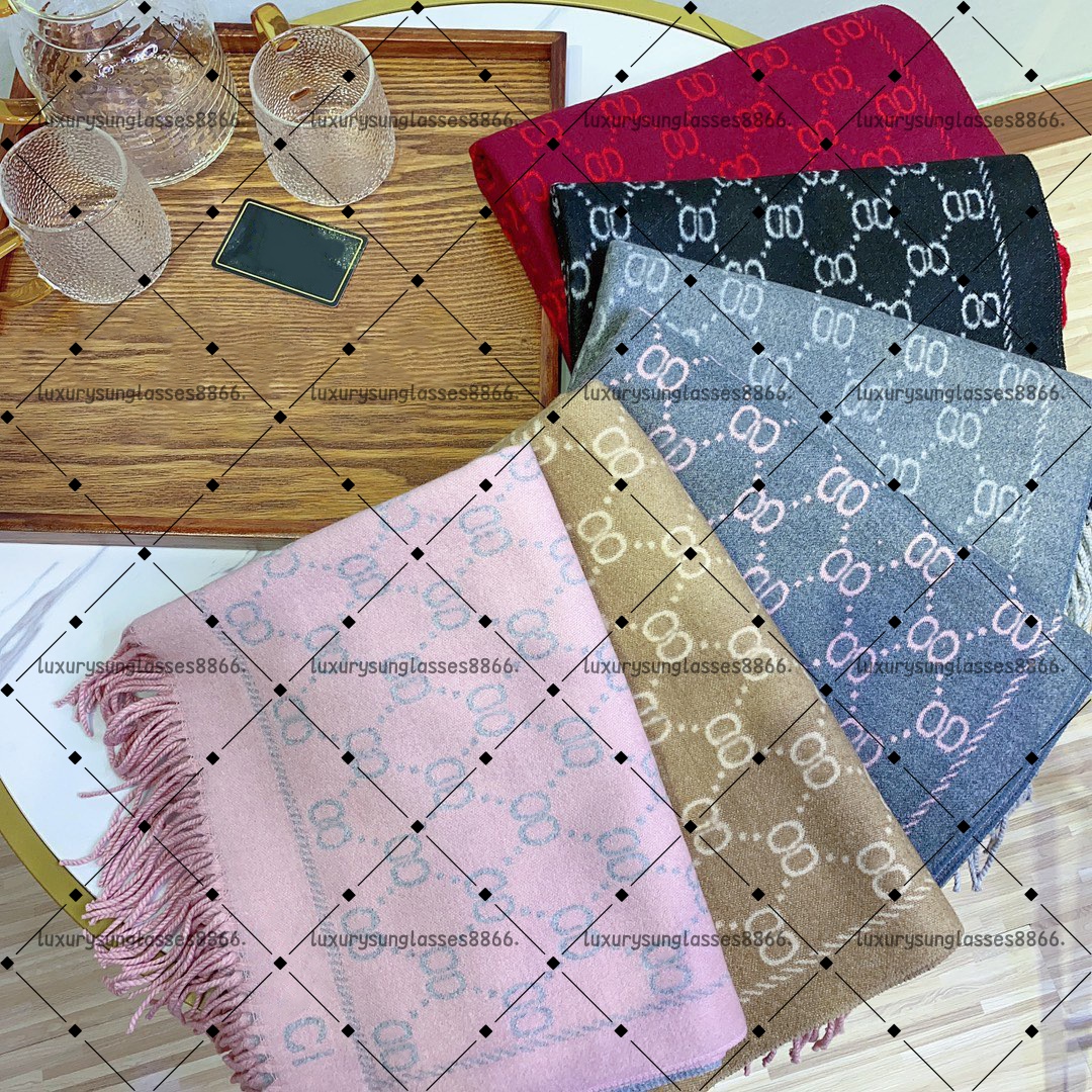 Designer scarf fashion warm scarf high quality style 6 colors accessories simple retro men and women 180X70CM classic style scarf