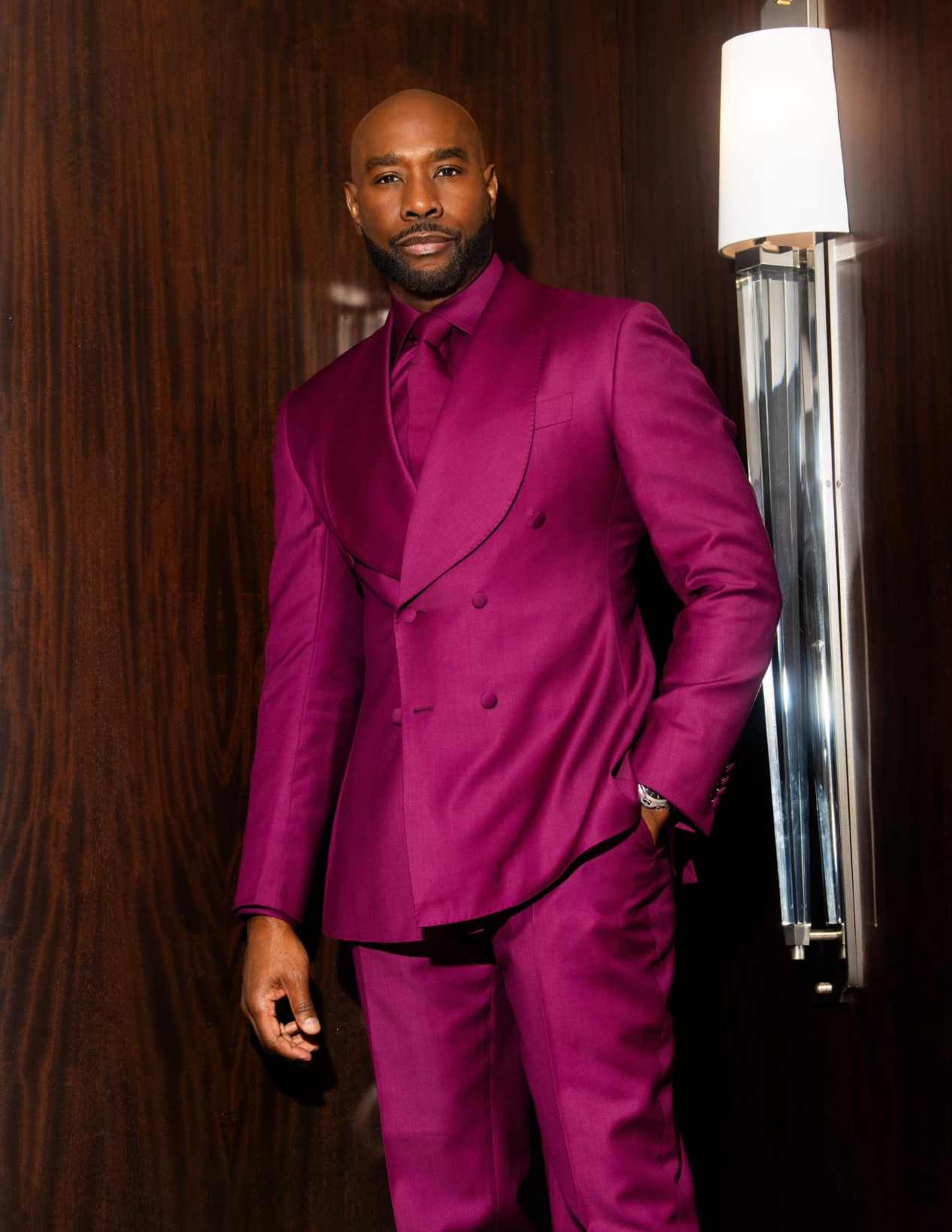 Bright Wedding Tuxedos Shawl Lapel Double Breasted Men Suit Classic Fit 2 Piece Set Grooms Evening Blazers Customized