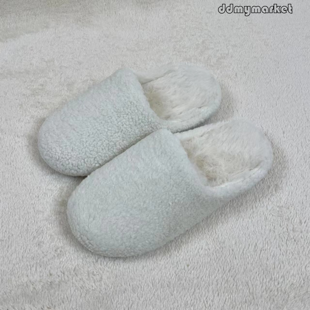 Anti-Collapse Injection Molded Sole Cotton Slippers ddmymarket