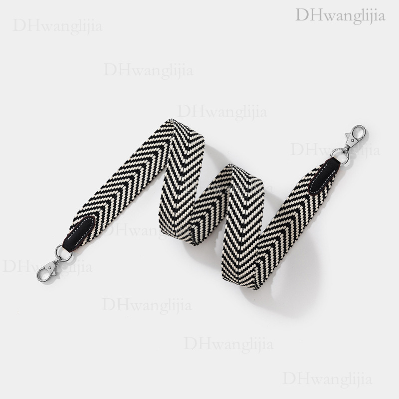 DH Luggage Accessories New Fashionable Woven Wide Kelly Evelyn Single Shoulder Crossbody Bag Replacement Strap