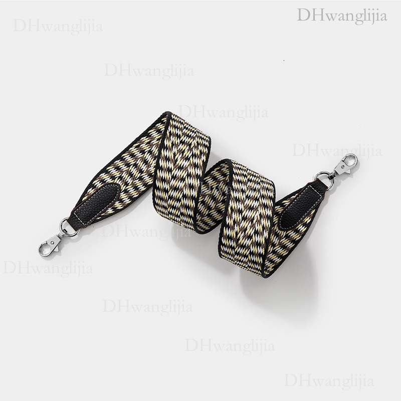 DH Luggage Accessories DH Luggage Accessories Fashion Floral Woven Wide Kelly Evelyn Single Shoulder Crossbody Bag Replacement Strap