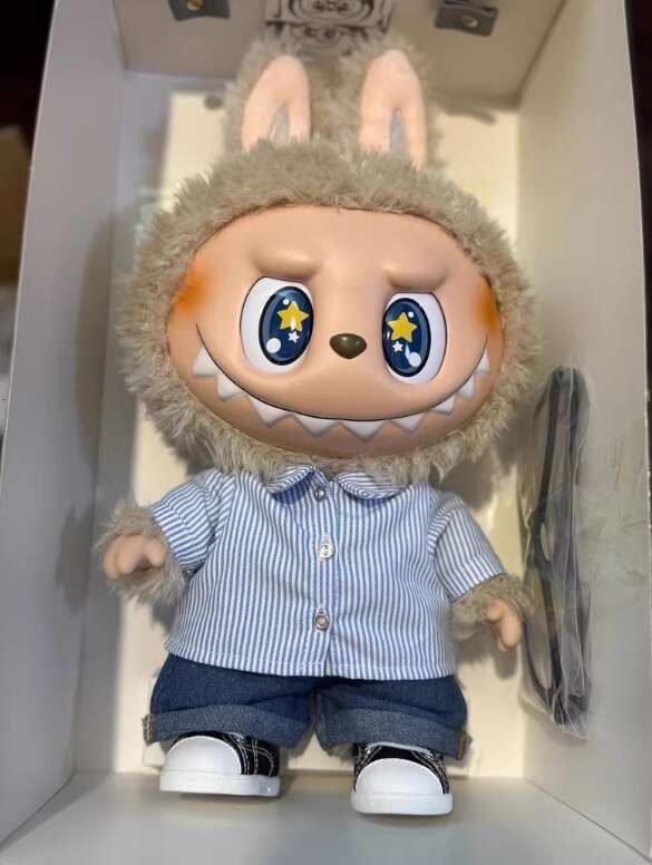 The MONSTERS Flip With Me Vinyl Plush Figure Labubu Anime Face Collection Model Doll Toys