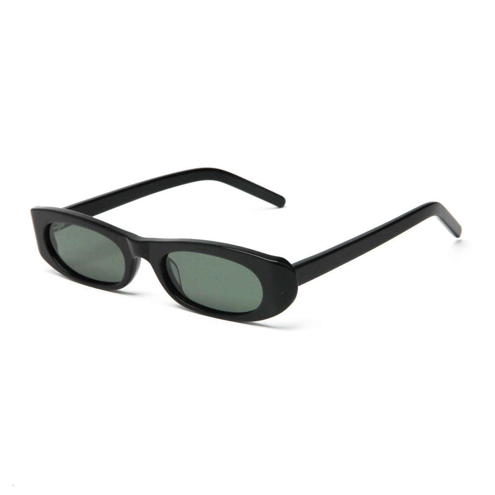 Glasses Personalized Modern Small Acetate for Women Fashion Narrow Frame Hip-Hop Decorative Street Style Sun Protection Sunglasses