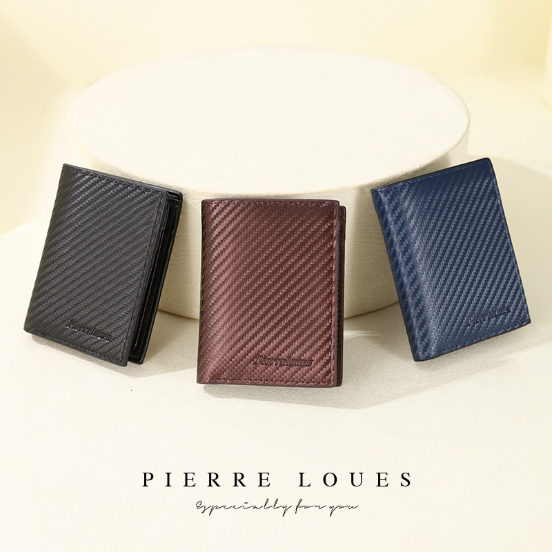 TOP Designer New Men's Wallet PU Leather Large Capacity Multi-Card Slot Short ID Holder Flip Cover 65 3a d05