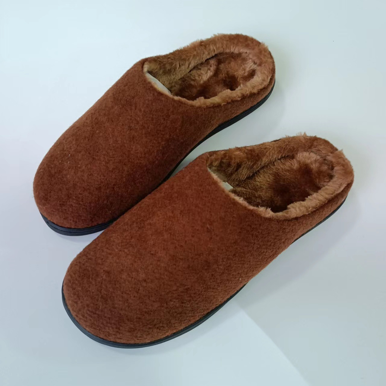 Memory Foam Nordic Style Extra Large Men's Indoor Cotton Slippers Size ddmymarket