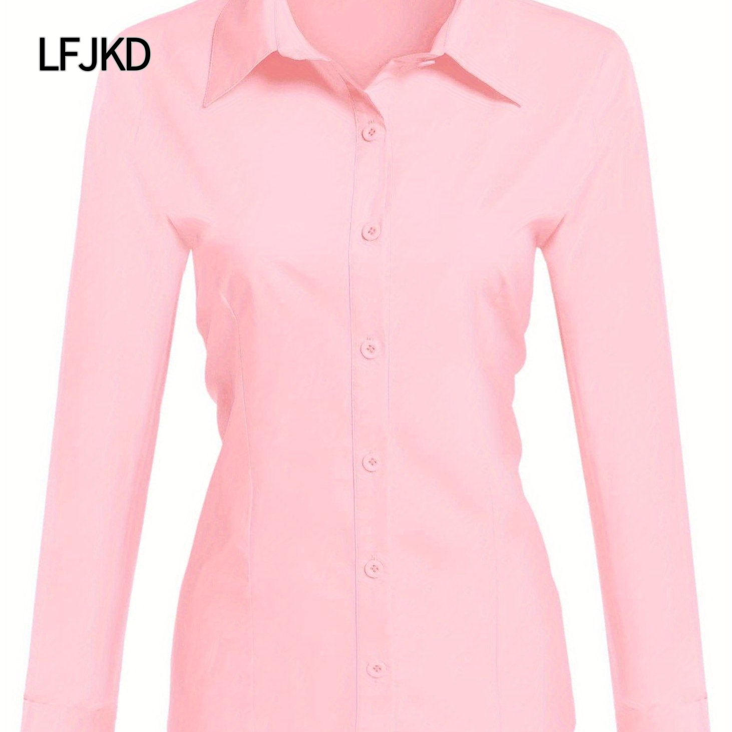 K2259 New European and American women's basic button-down shirt and slim dress cross-border delivery