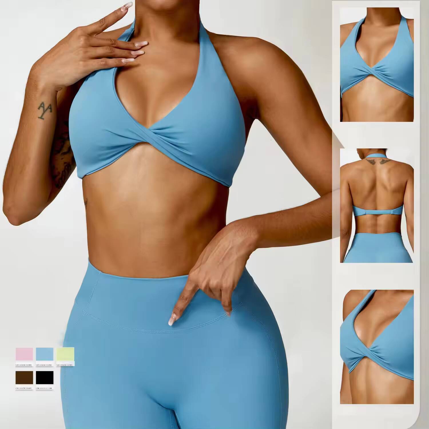 Gym Activewear Workout Sports Yoga Wear Comfortable Fitness Women Yoga Sets Seamless Custom Gym Set
