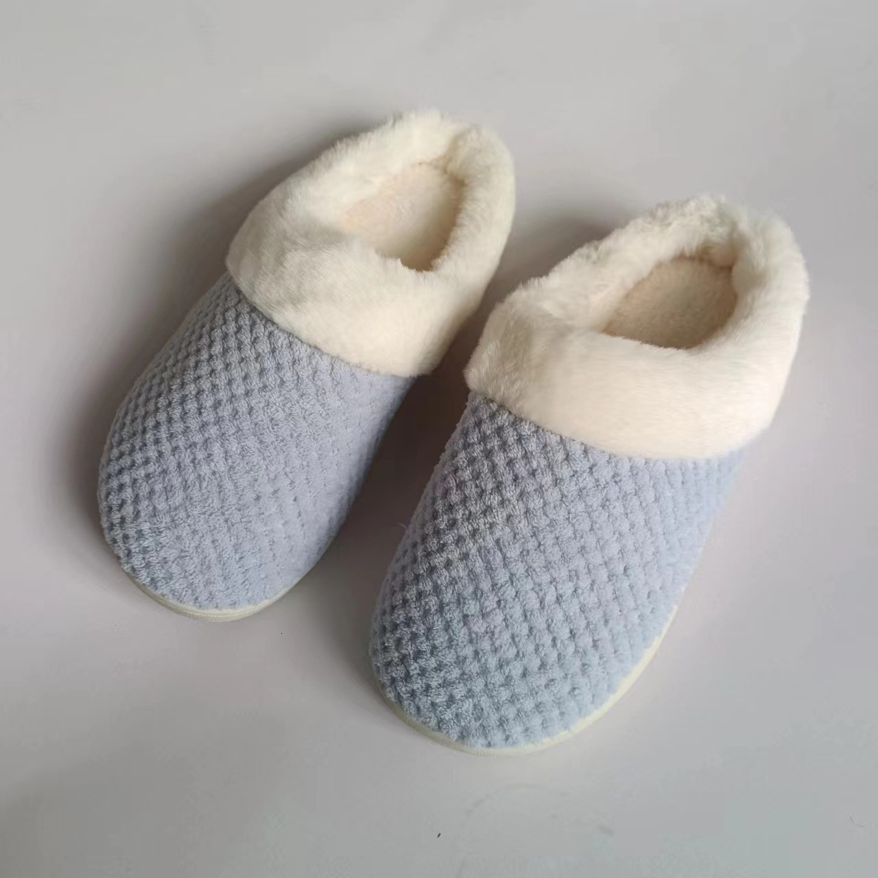 Pineapple Grid Cotton Slippers Size ddmymarket
