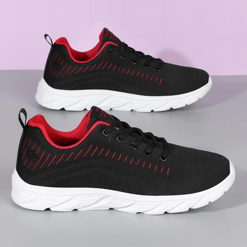 Men's Breathable Comfortable Running Shoes Lightweight Sport Sneakers Breathable Men's Athletic Shoes Featuring Comfy Cushioning and Versati