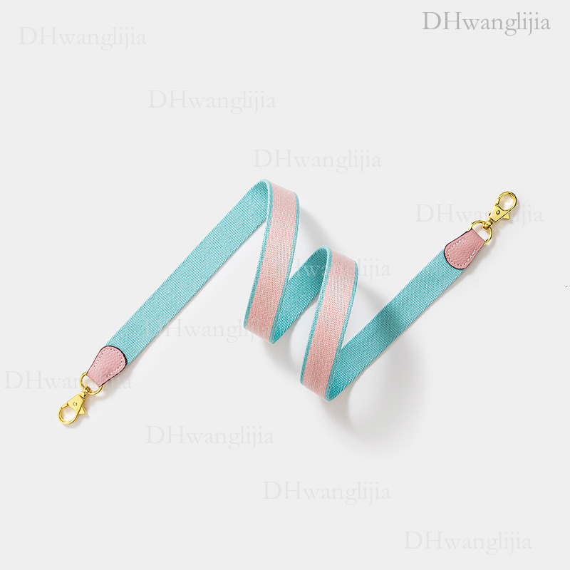 DH Luggage Accessories Feng H Home Same Style New Color-Block Webbing Kelly 2424 Bag Single Shoulder Crossbody Thin Strap