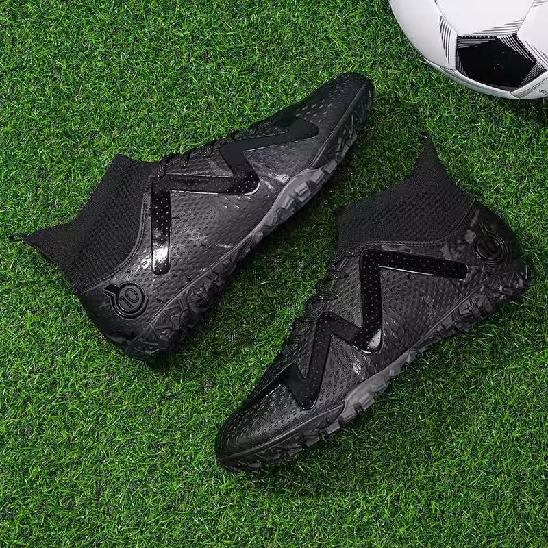 New high-top football match-specific stylish and cool men's Futuristic Star II FG long-spike football shoes
