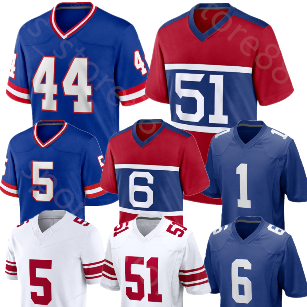 Cam Skattebo Jaxson Dart Malik Nabers Football Jersey Abdul Carter Brian Burns Thibodeaux Dexter Lawrence II Taylor Strahan Jalin Hyatt Tyrone Tracy Jameis Winston