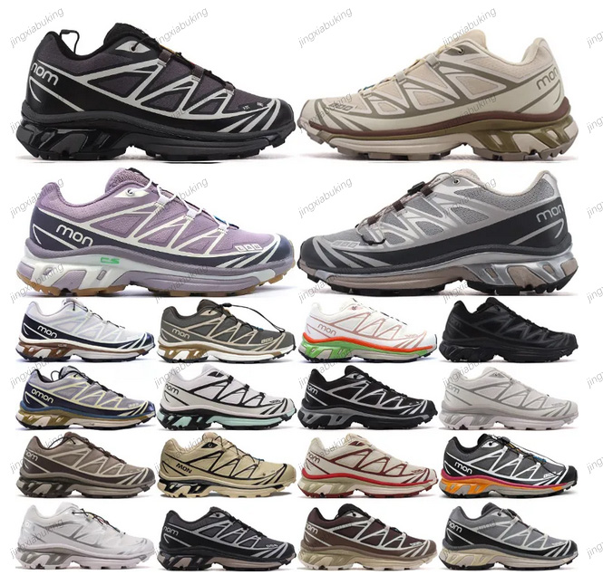 Top XT-6 ADV Ultra Raid Trail Running Shoes For Men Women XT-6 Designer White Lunar Rock Triple Black Quarry Bleached Sand Outdoor Hiking Sports Sneakers Size 36-45