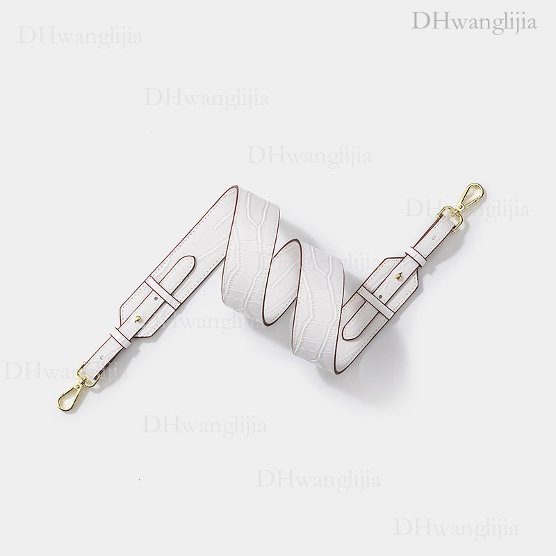 DH Luggage Accessories Trendy Crocodile Pattern Wide Universal Adjustable Length Single Shoulder Crossbody Bag Replacement Strap