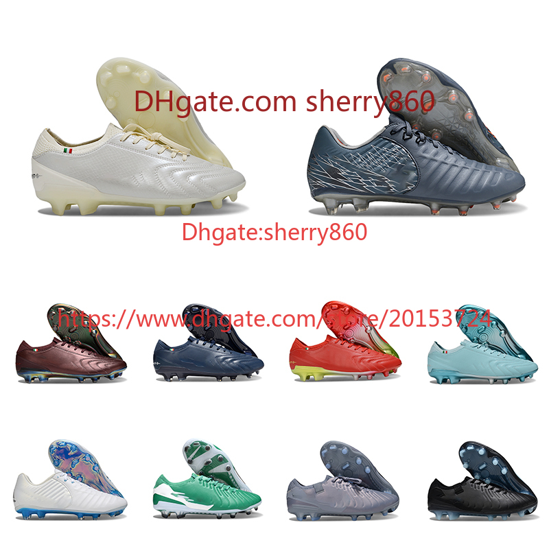 Soccer Shoes Mens Cleats Elite FG Crampons De Football Boots Scarpe Da Calcio Trainers Soft Leather Comfortable Knit
