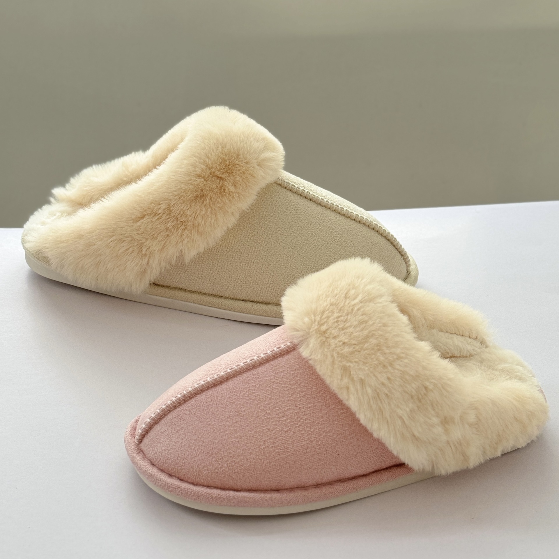 Large Opening Home for Men and Women Indoor Outdoor Warm Cotton Slippers ddmymarket