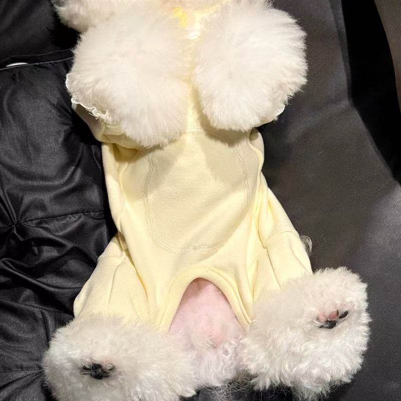 T1340 Dog Clothes Bichon Pomeranian Cat Yorkshire Terrier Small Dog Teddy Belly Clothes