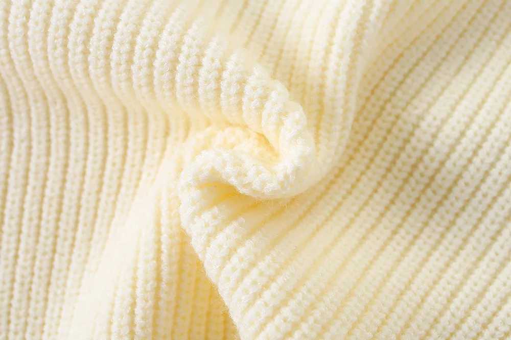 Fashion Autumn Winter TwoPiece Toddlers Girls Clothes Set Bow Knitted Sweater Tops With Pleated Skirt For Childrens Clothing L250926NXH9